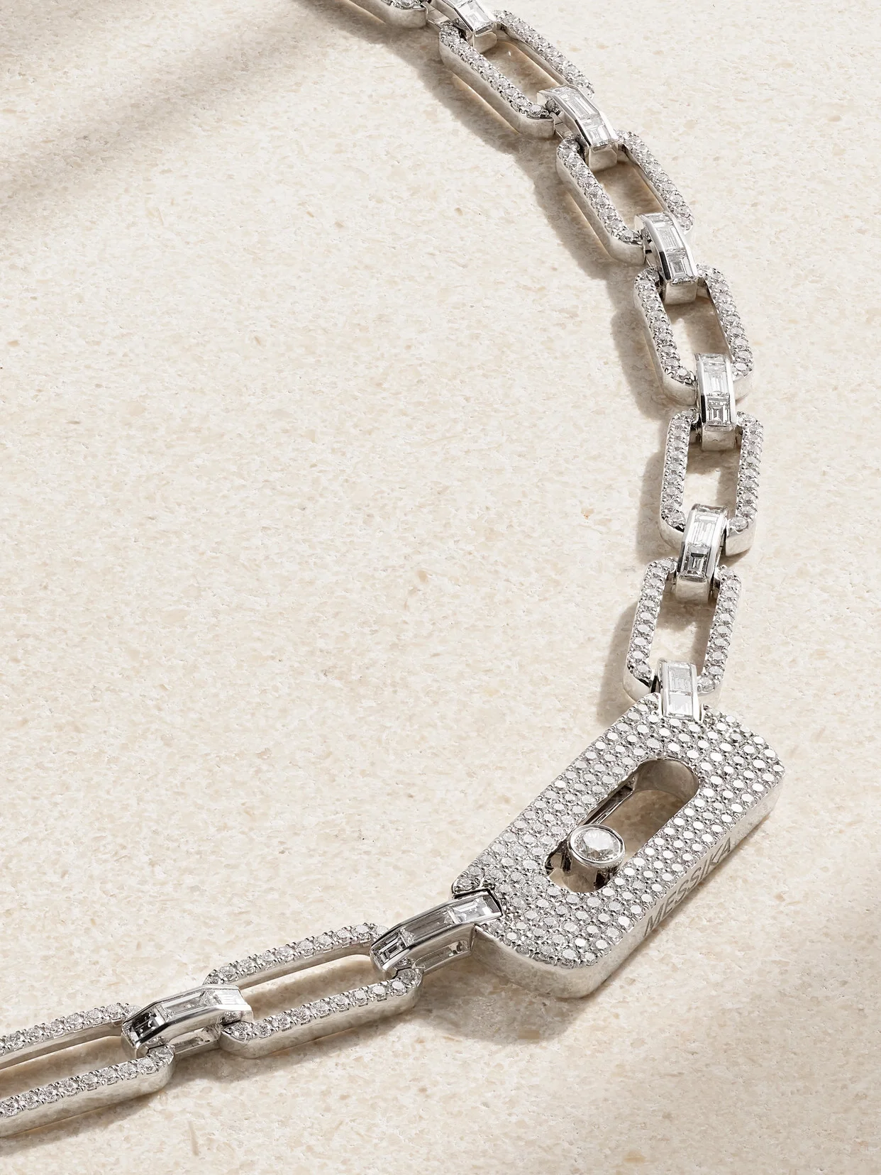 My Move 18-karat White Gold Diamond Necklace - 1