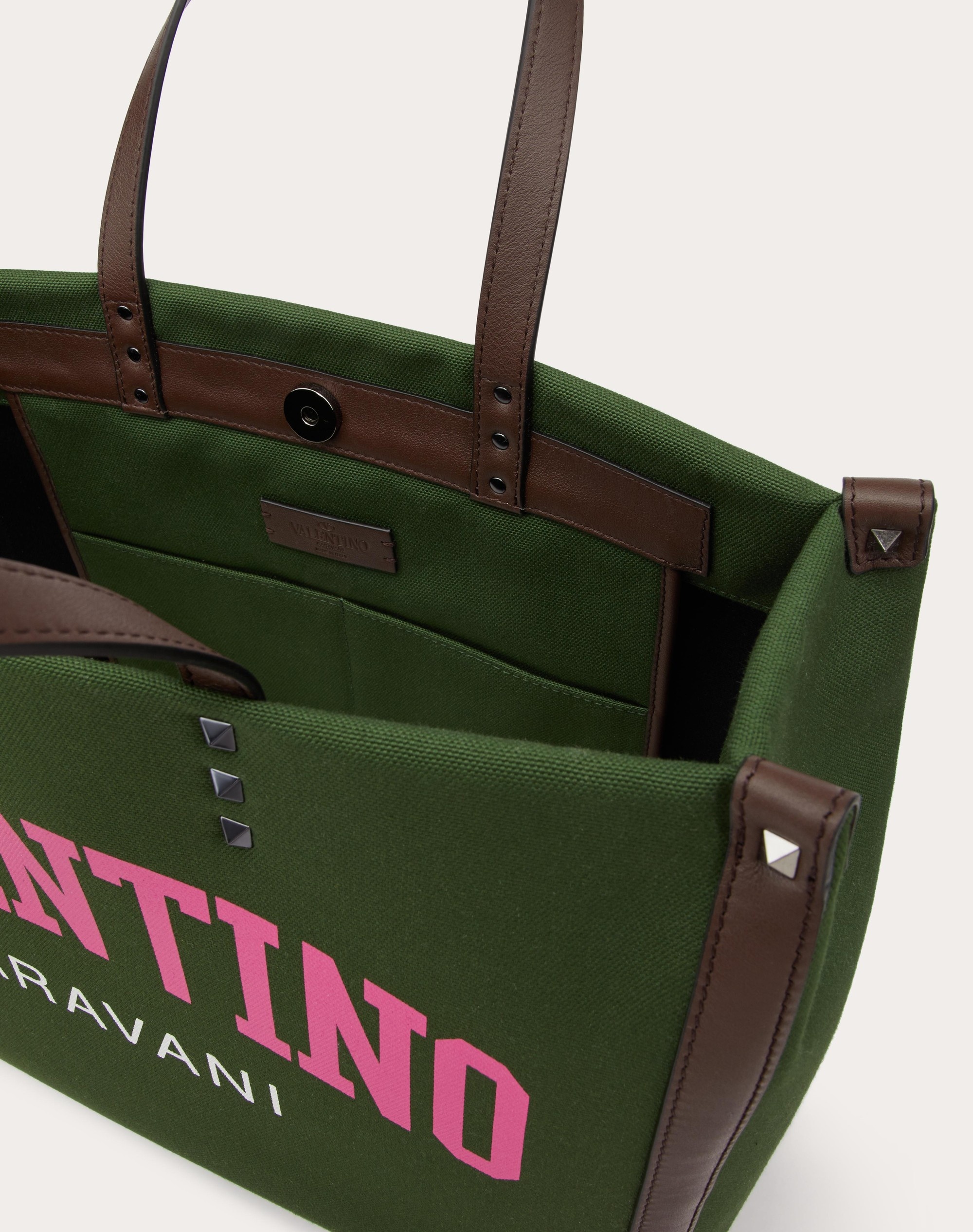 MEDIUM VALENTINO GARAVANI UNIVERSITY CANVAS SHOPPER - 7