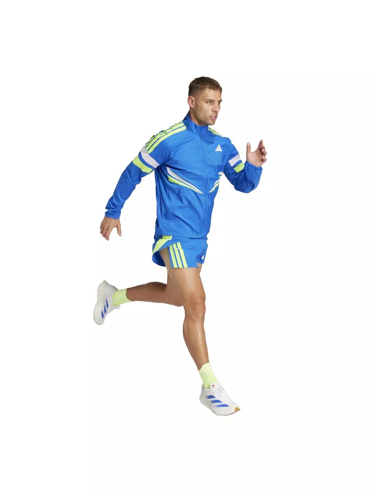 Men's Adizero Retro Running Jacket -Blue - 5