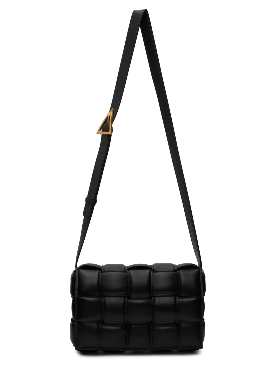 Black Padded Cassette Shoulder Bag - 4