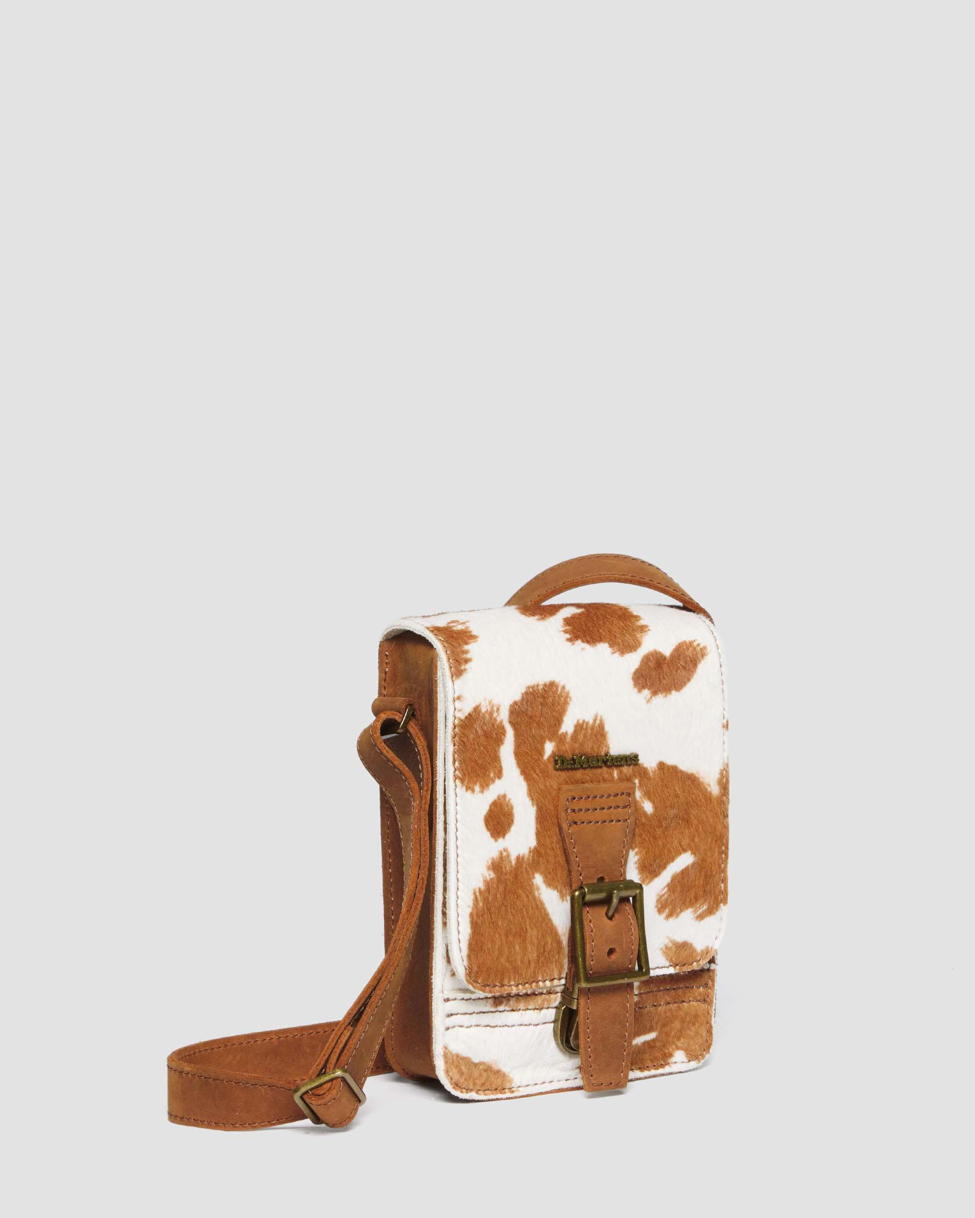 Hair-On Cow Print Vertical Crossbody Bag - 6