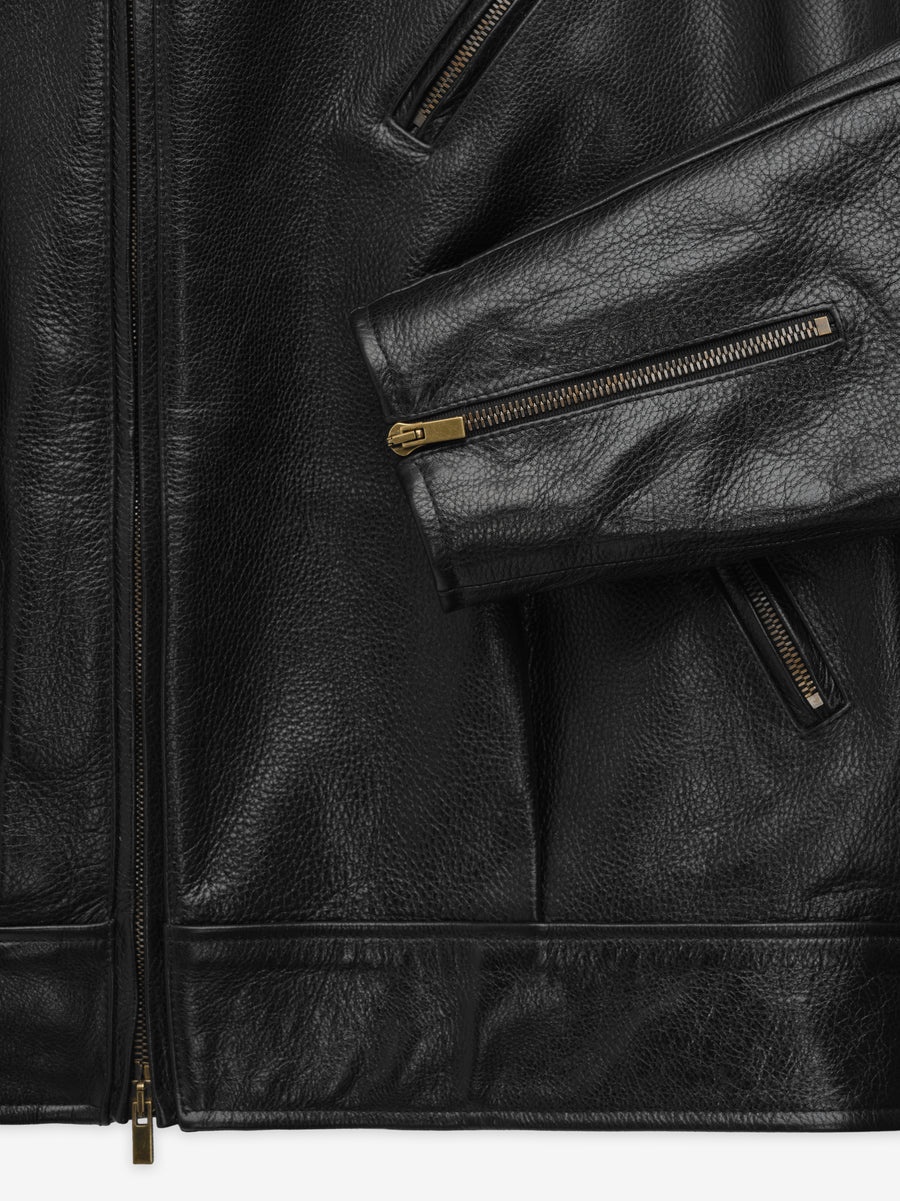 Leather Motorcycle Jacket - 5