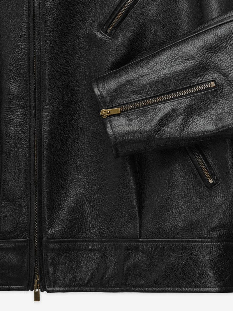Fear of God Leather Motorcycle Jacket outlook