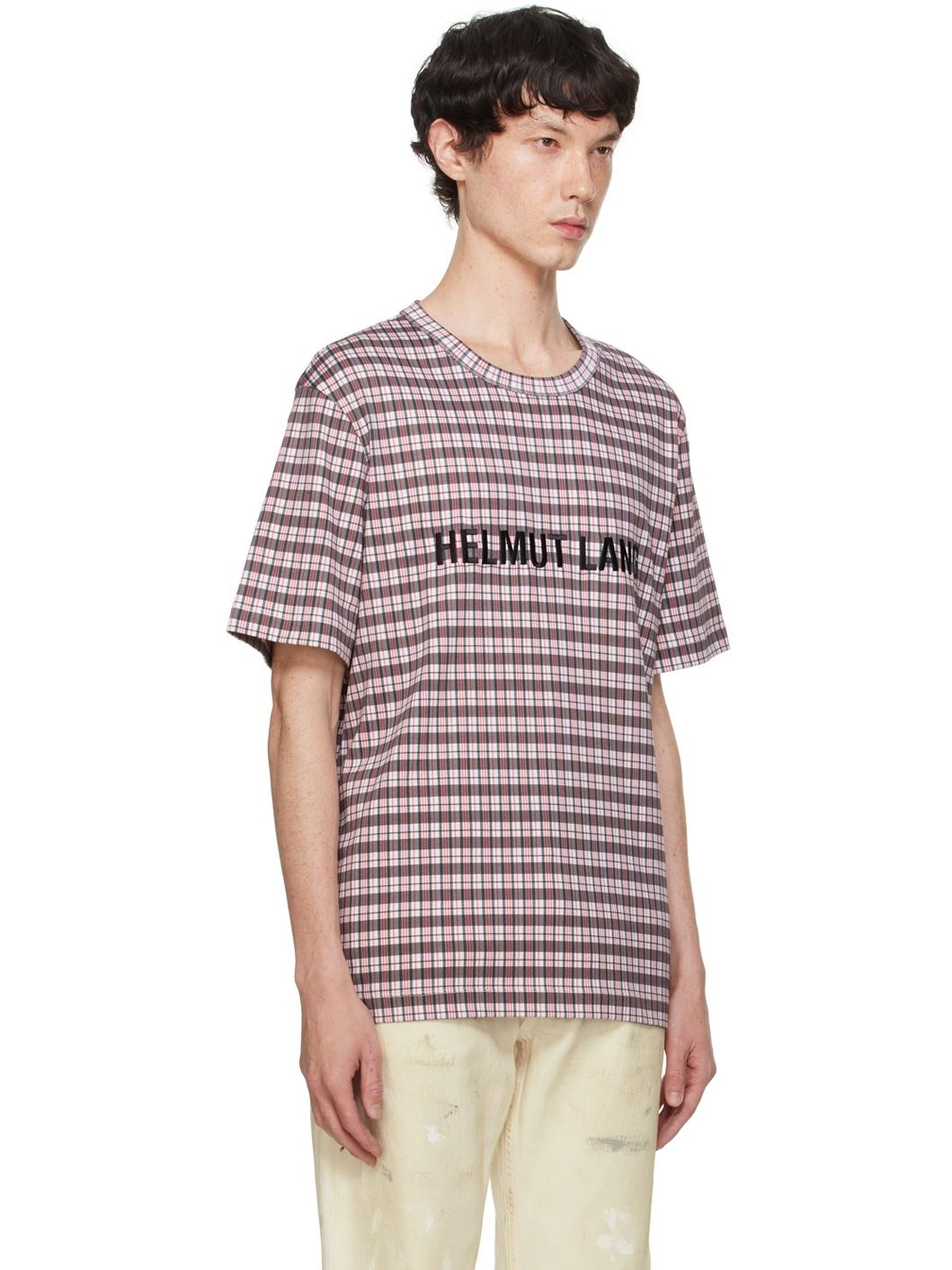 Red & White Printed-Logo T-Shirt - 2