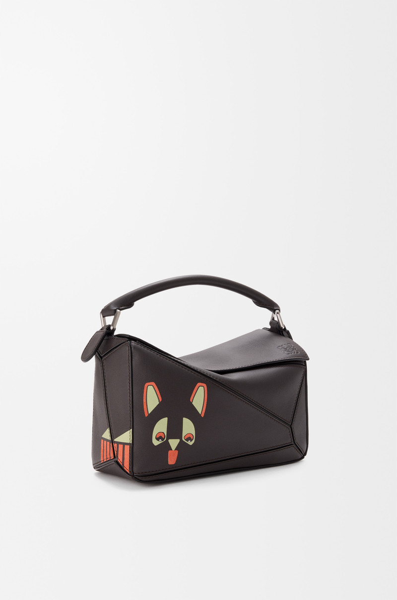Futurist Cat small Puzzle bag in classic calfskin 4