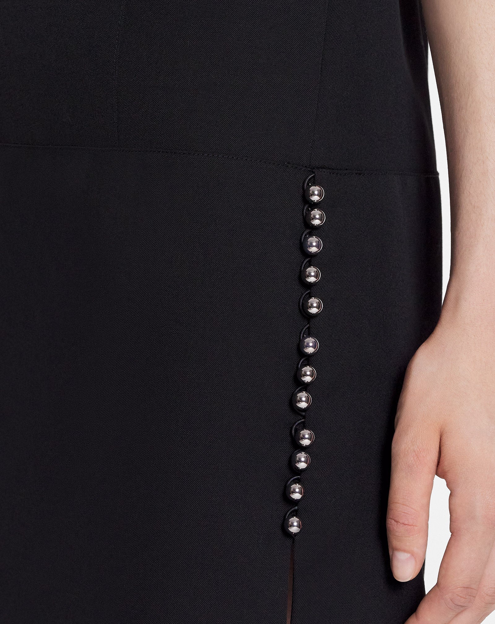SHORT-SLEEVED TAILORED MINI DRESS - 6