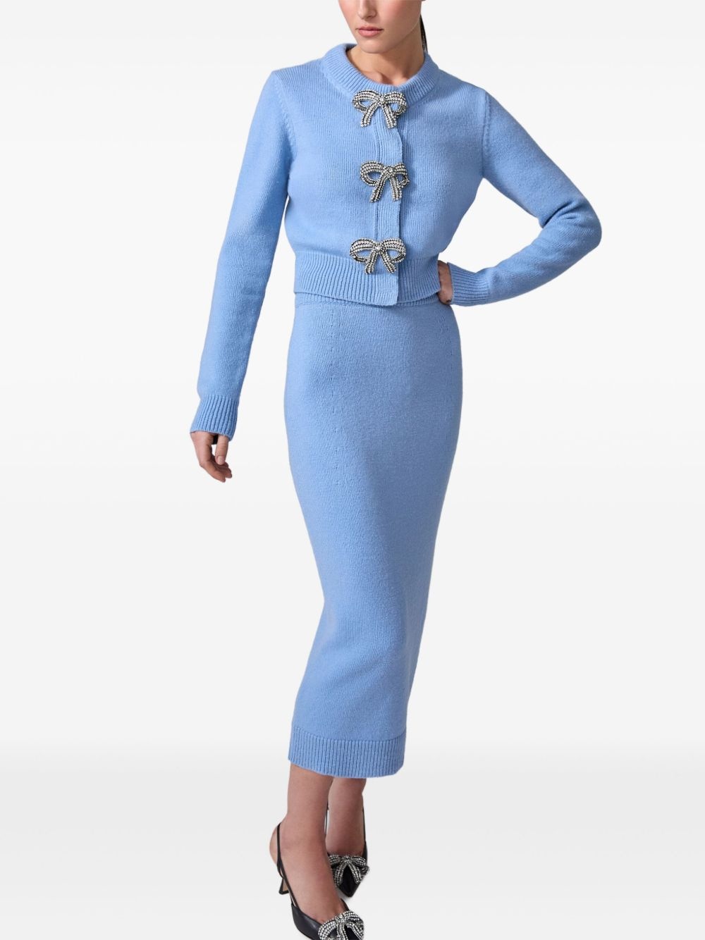 knitted pencil skirt - 4