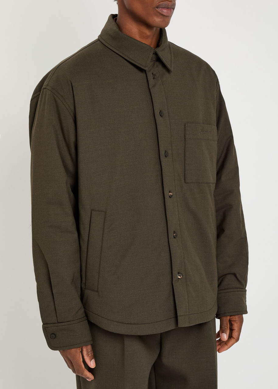Jacquemus La Chemise Boulanger Quilted Stretch-wool Jacket - 2