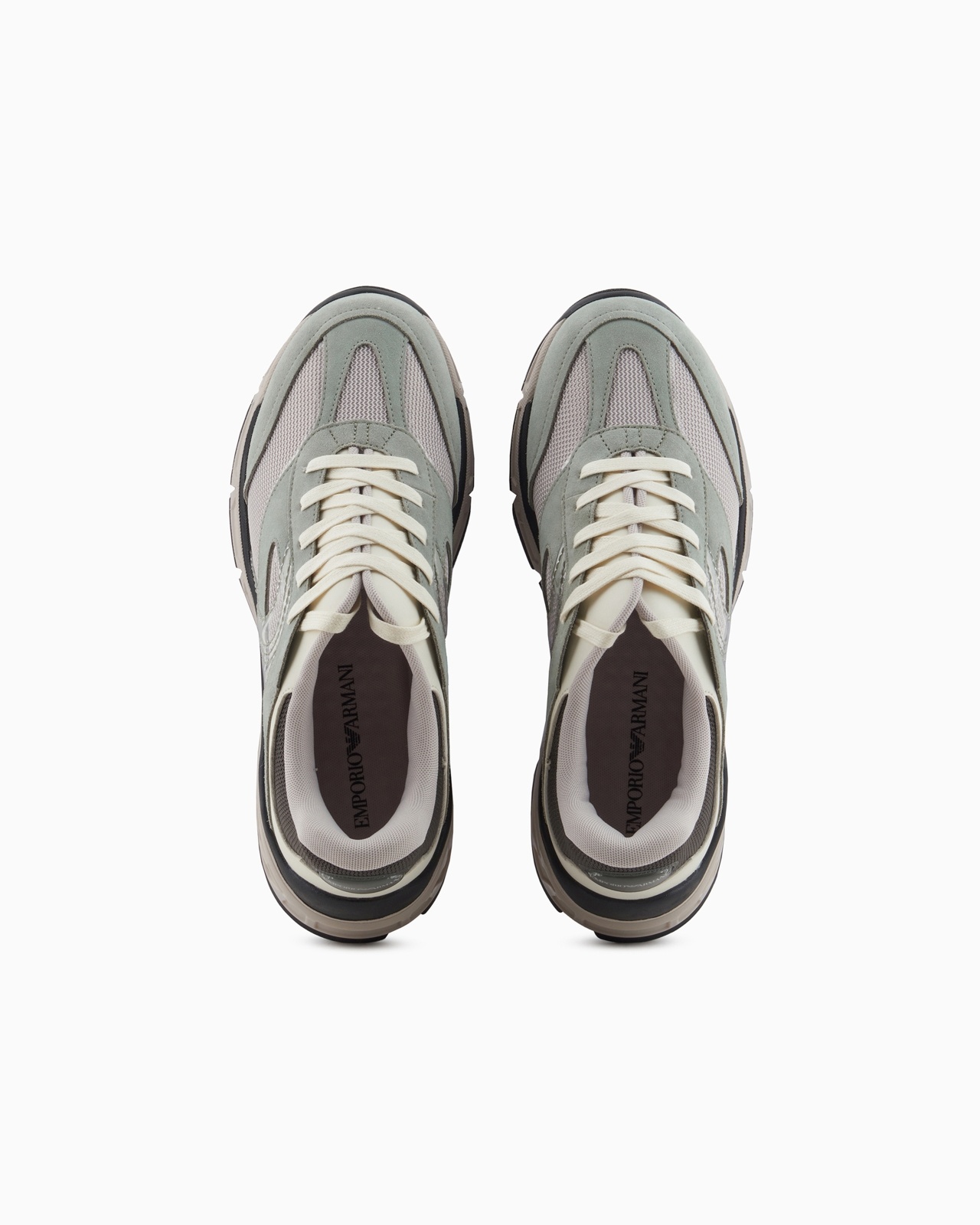 MESH SNEAKERS WITH SUEDE DETAILS - 3