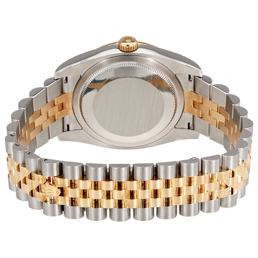 Rolex Oyster Perpetual Datejust 36 White Dial Stainless Steel and 18K Yellow Gold Jubilee Bracelet A - 3