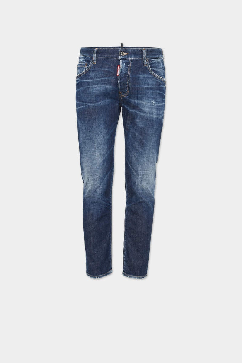 DARK BASIC WASH SKATER JEANS 1