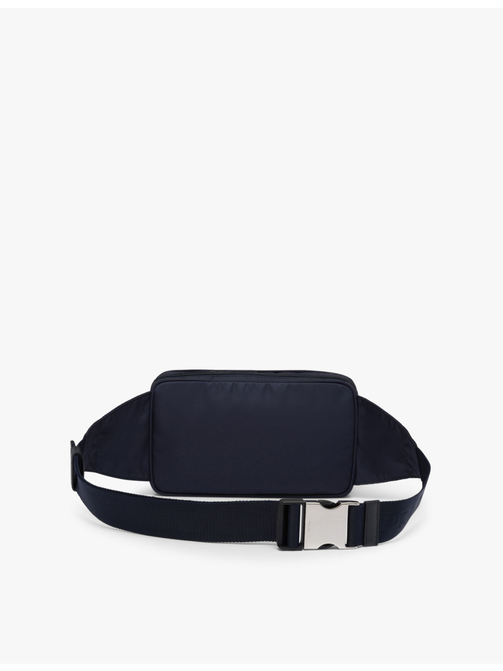 Brand-plaque Re-Nylon and Saffiano-leather belt bag - 5