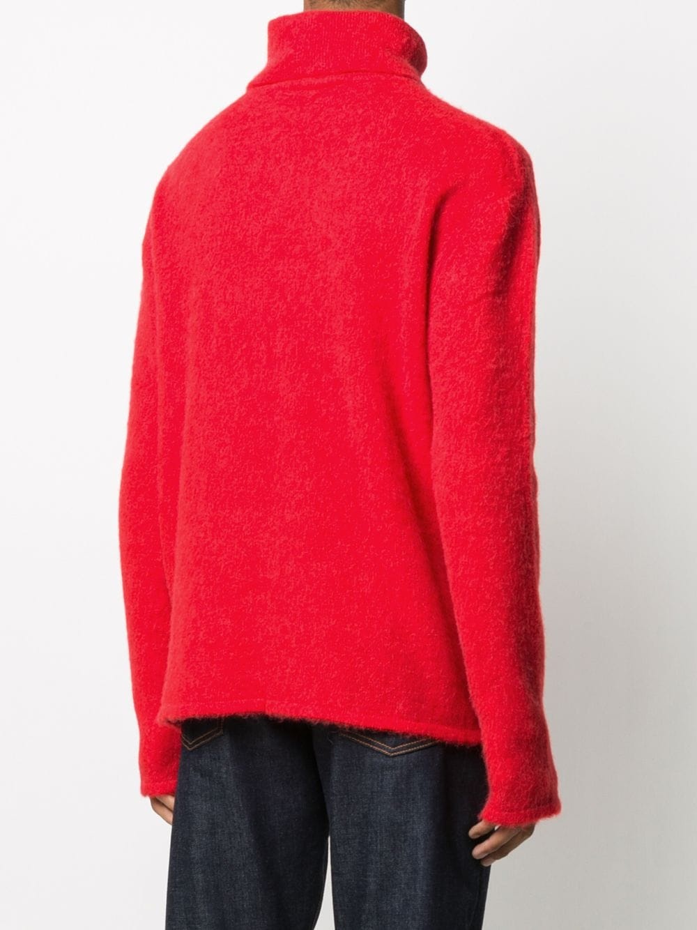 loose-fit roll-neck jumper - 4