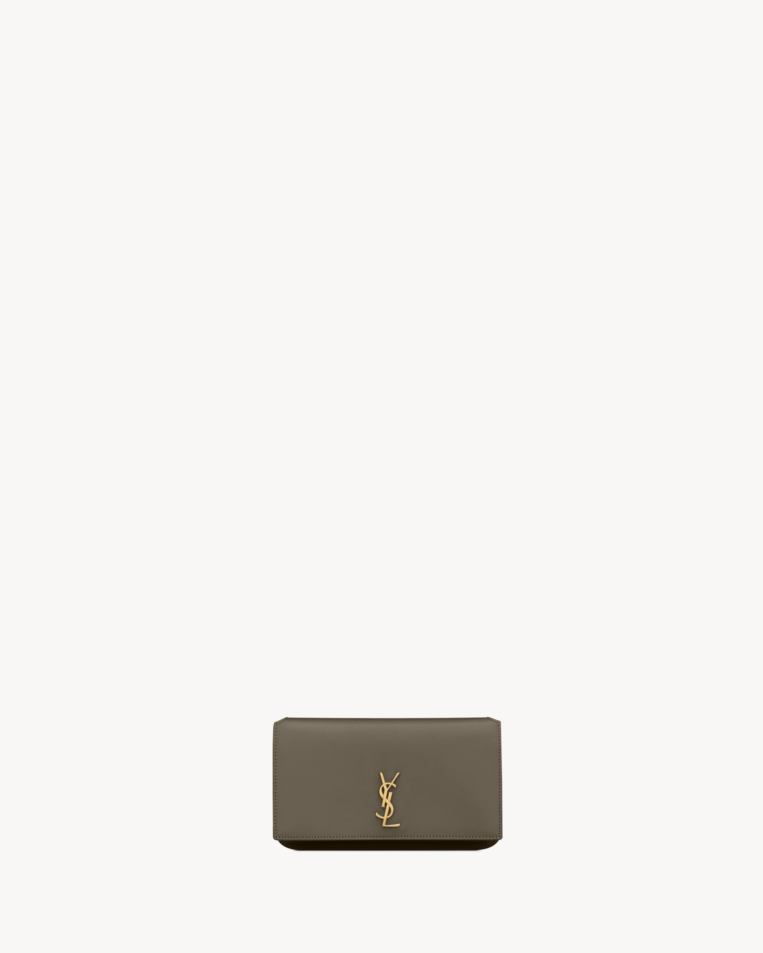 CASSANDRE PHONE HOLDER IN SMOOTH LEATHER - 3