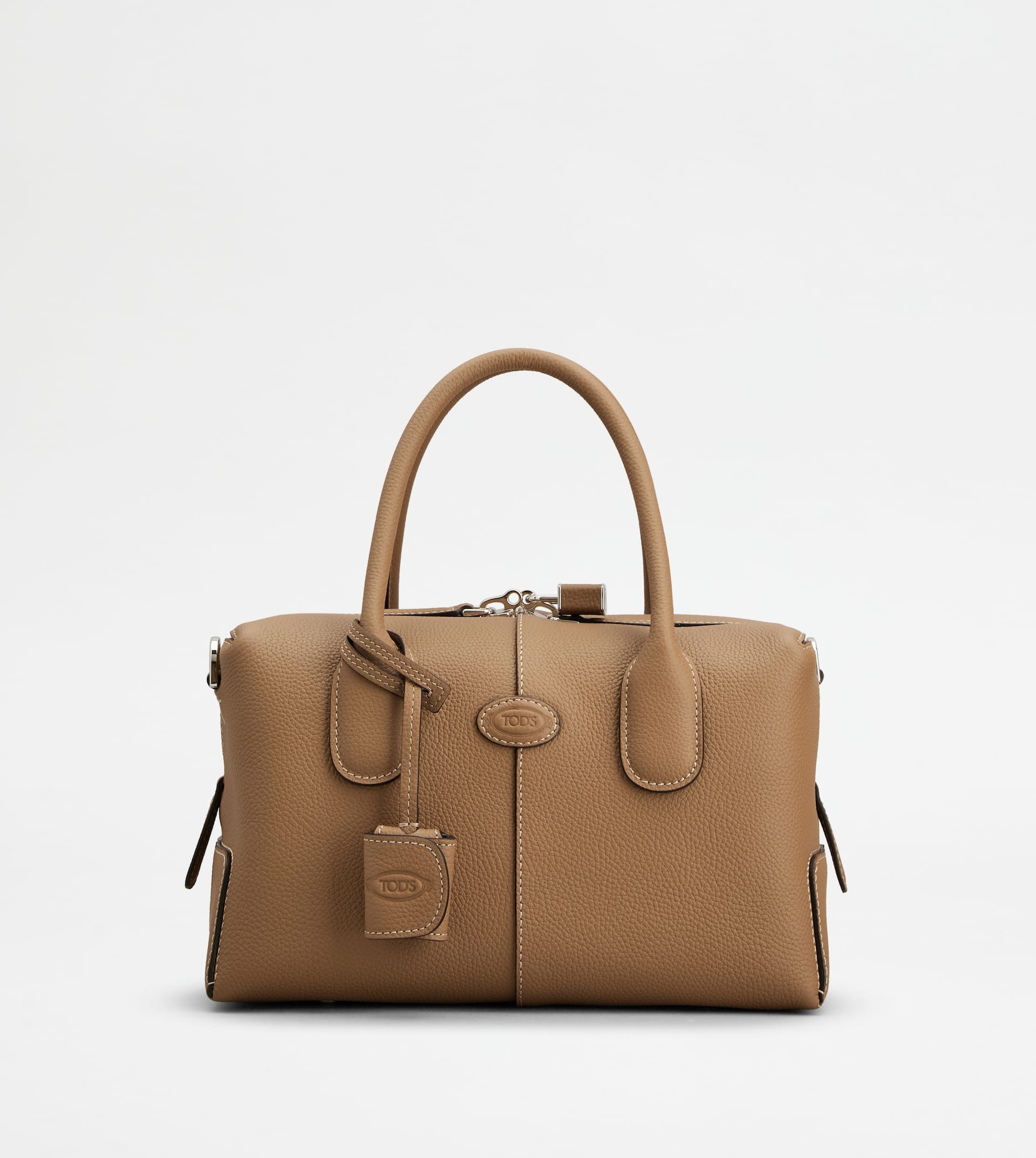 TOD'S DI BAG BAULETTO IN LEATHER MINI - BEIGE - 1
