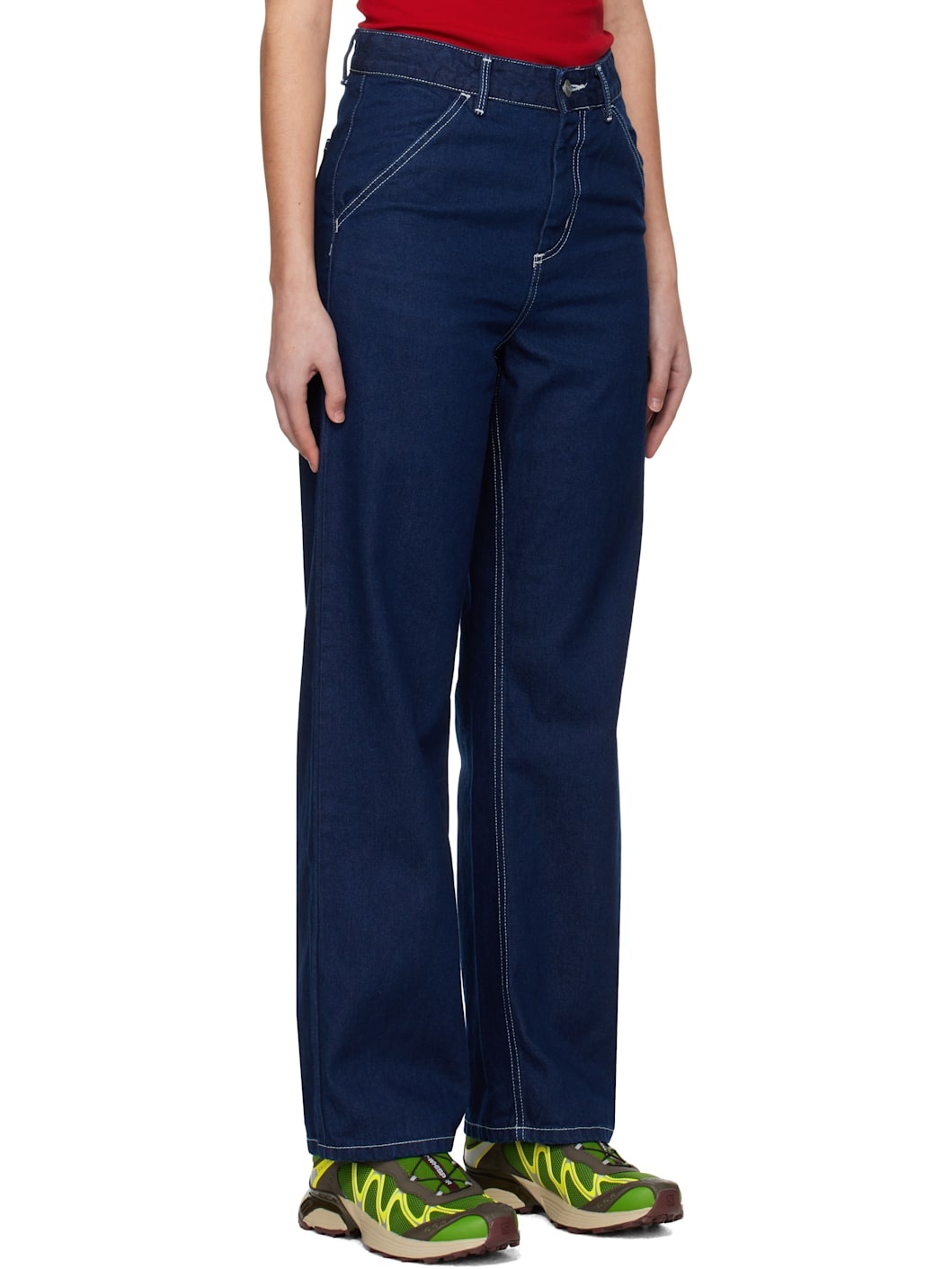Blue Simple Jeans - 2