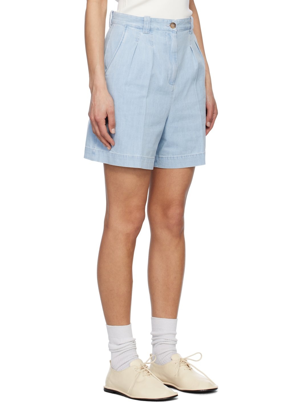 Blue Nola Denim Shorts - 2