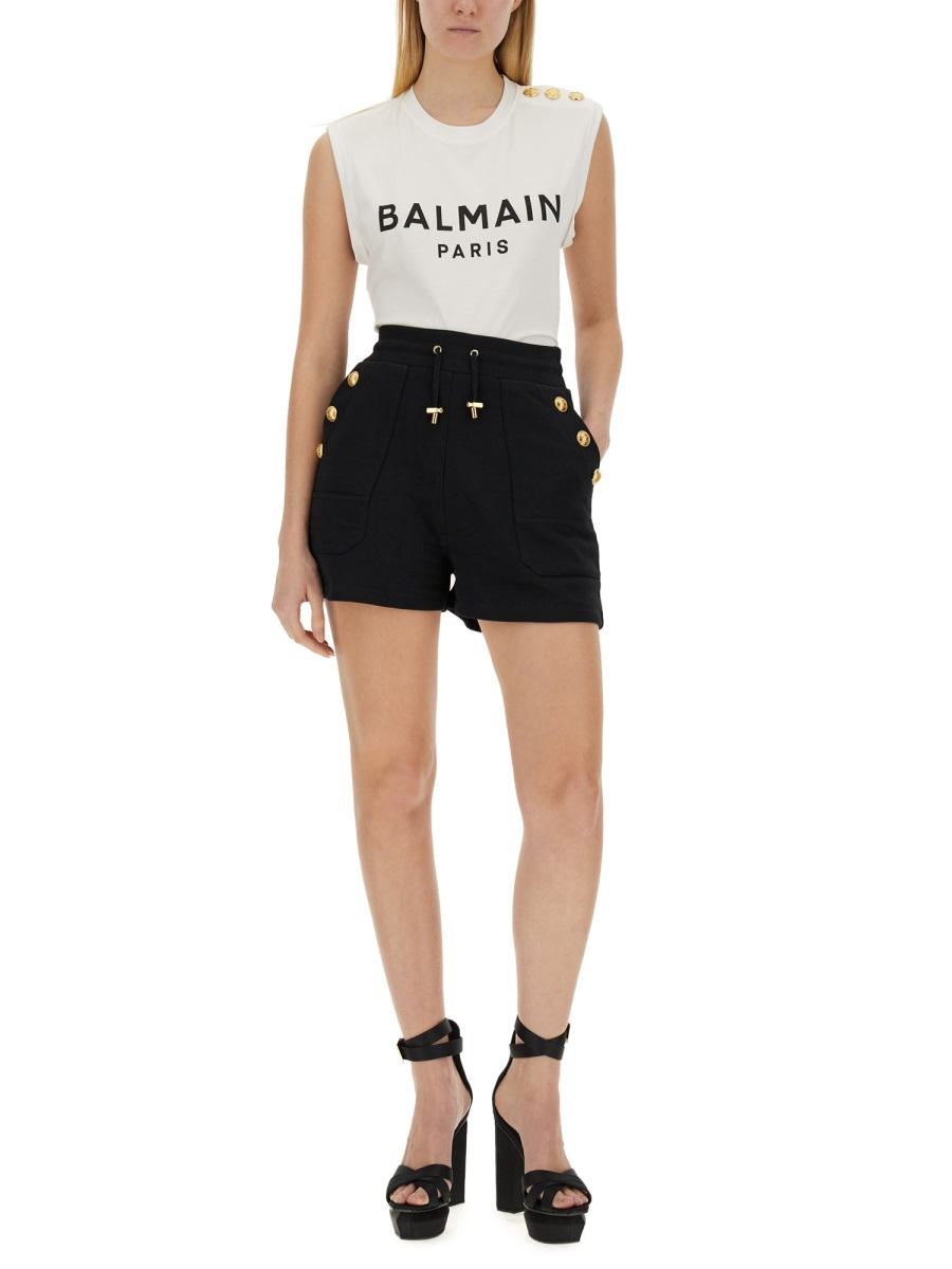 BALMAIN CAMISOLE WITH THREE BUTTONS - 2