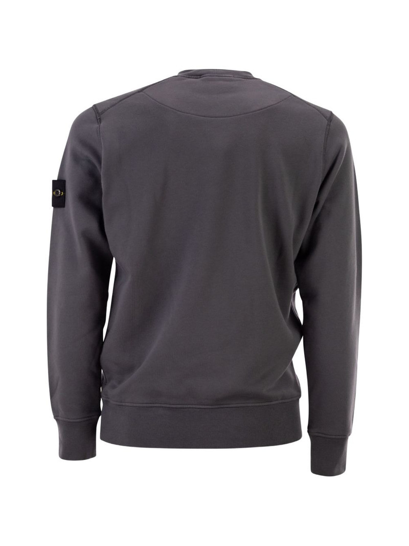 Stone Island raglan-sleeve crew-neck sweatshirt outlook