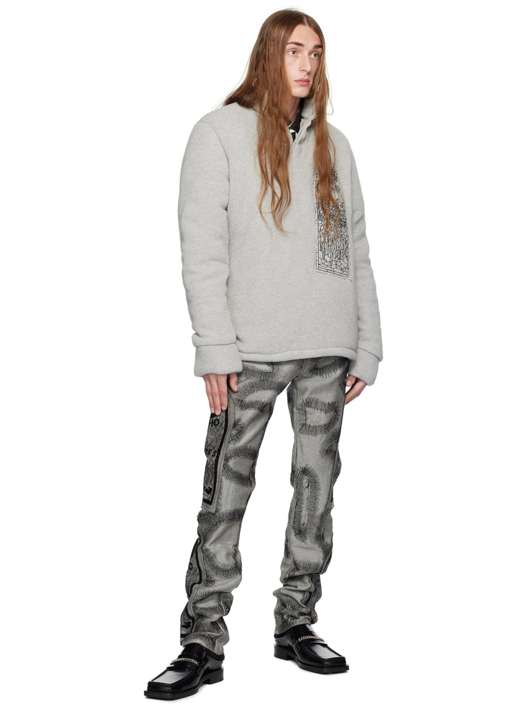 Gray Chrome Fusion Jeans - 4