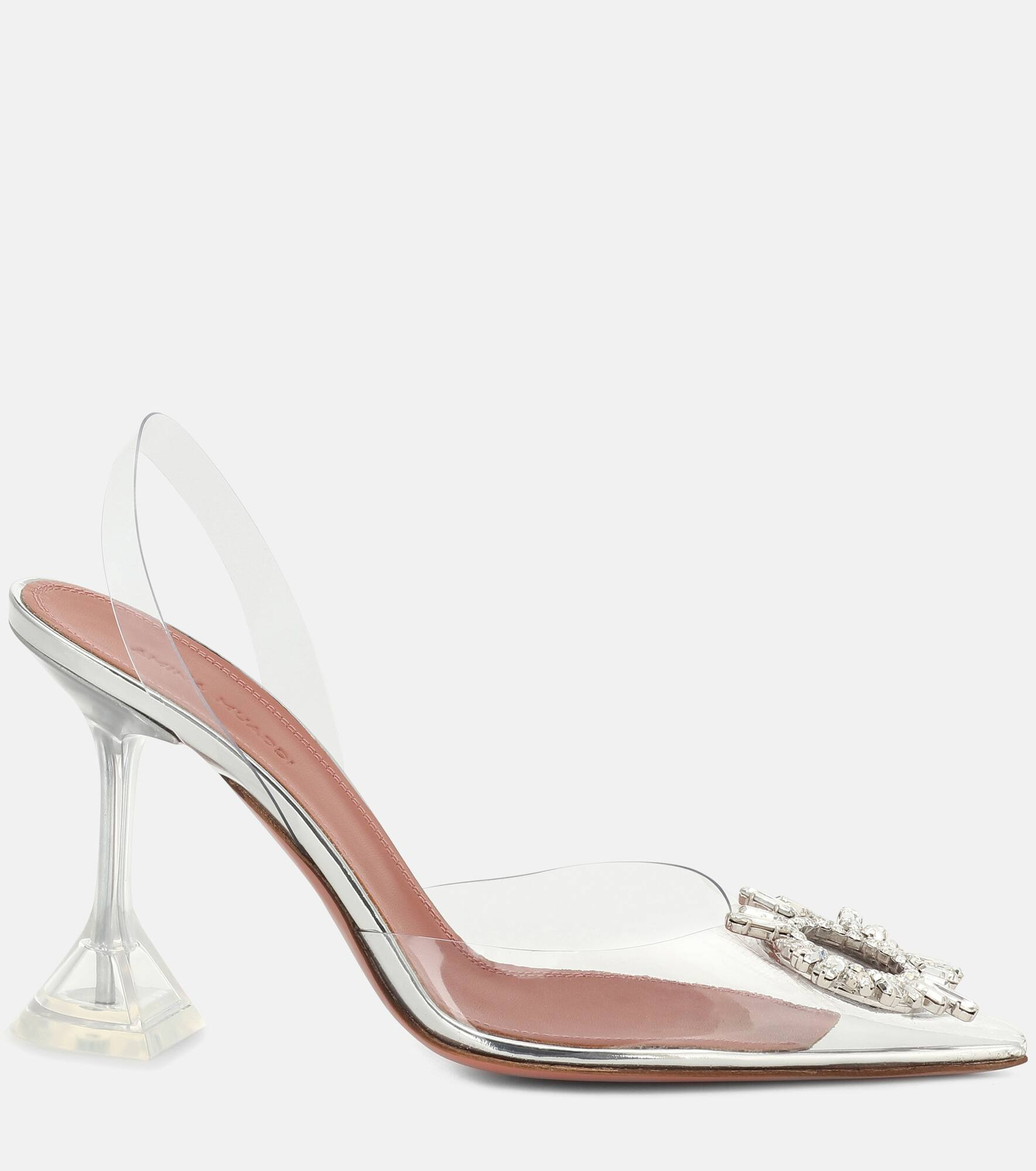 Begum embellished PVC pumps - 4