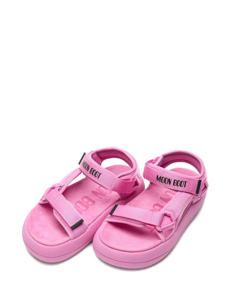 logo-strap platform sandals 4