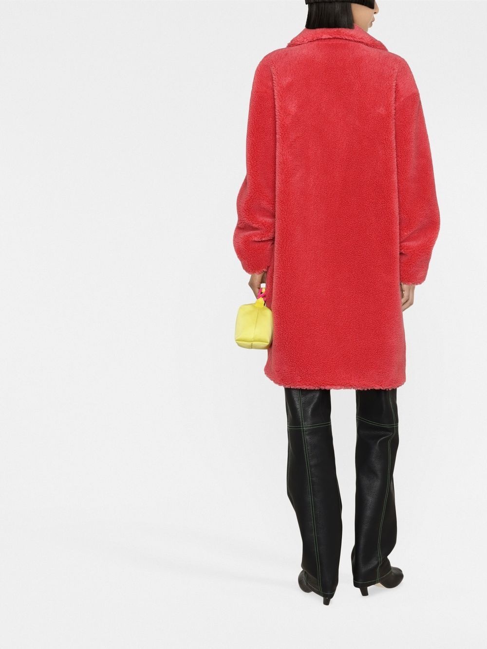 Camille faux-shearling oversized coat - 4