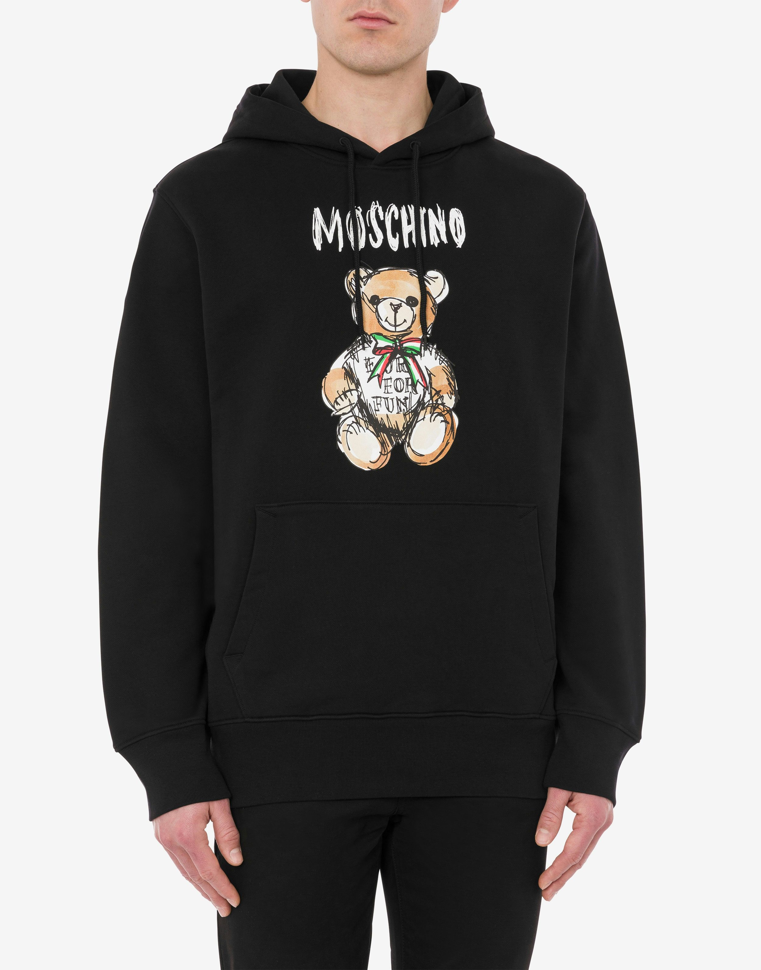 DRAWN TEDDY BEAR HOODIE - 4