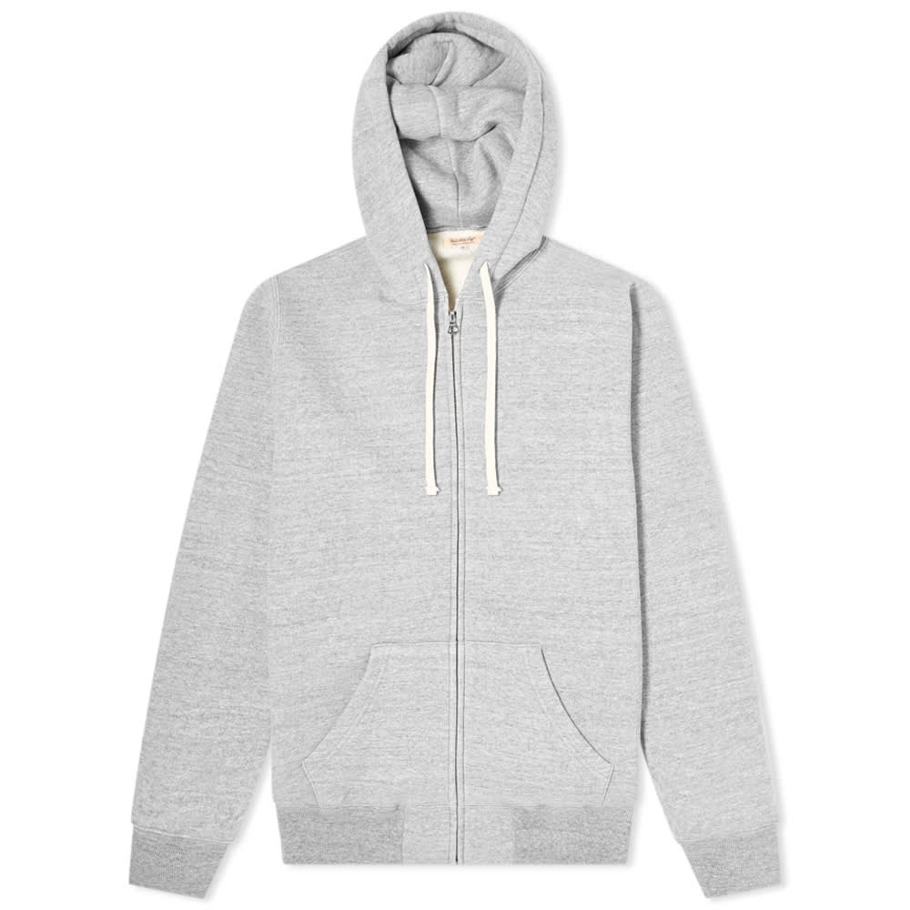 The Real McCoy's 10oz Loopwheel Zip Hoody - 1