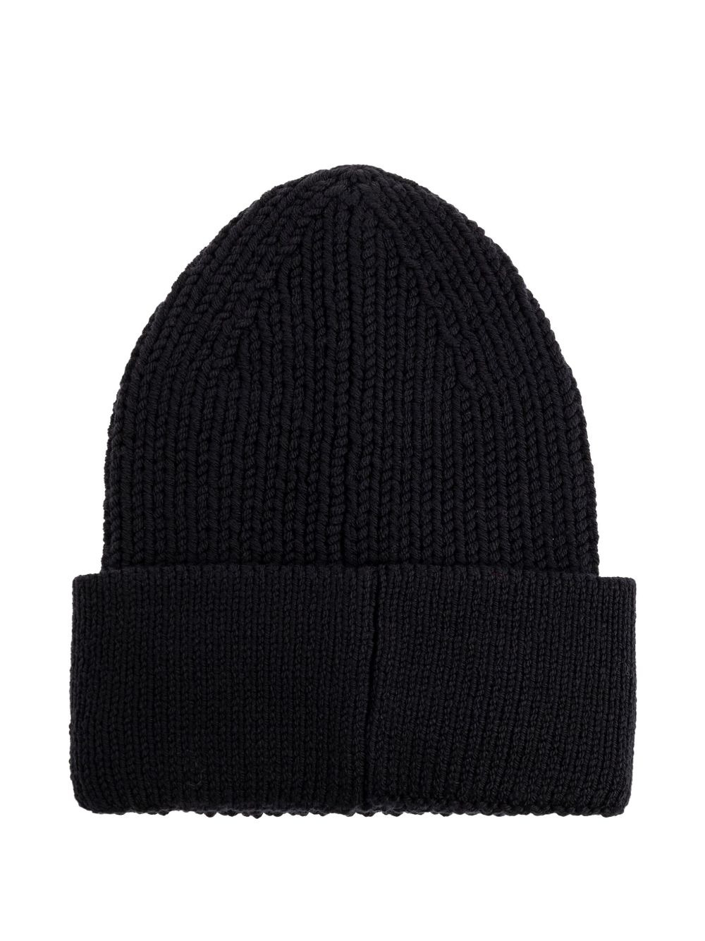 embroidered ribbed-knit beanie - 2
