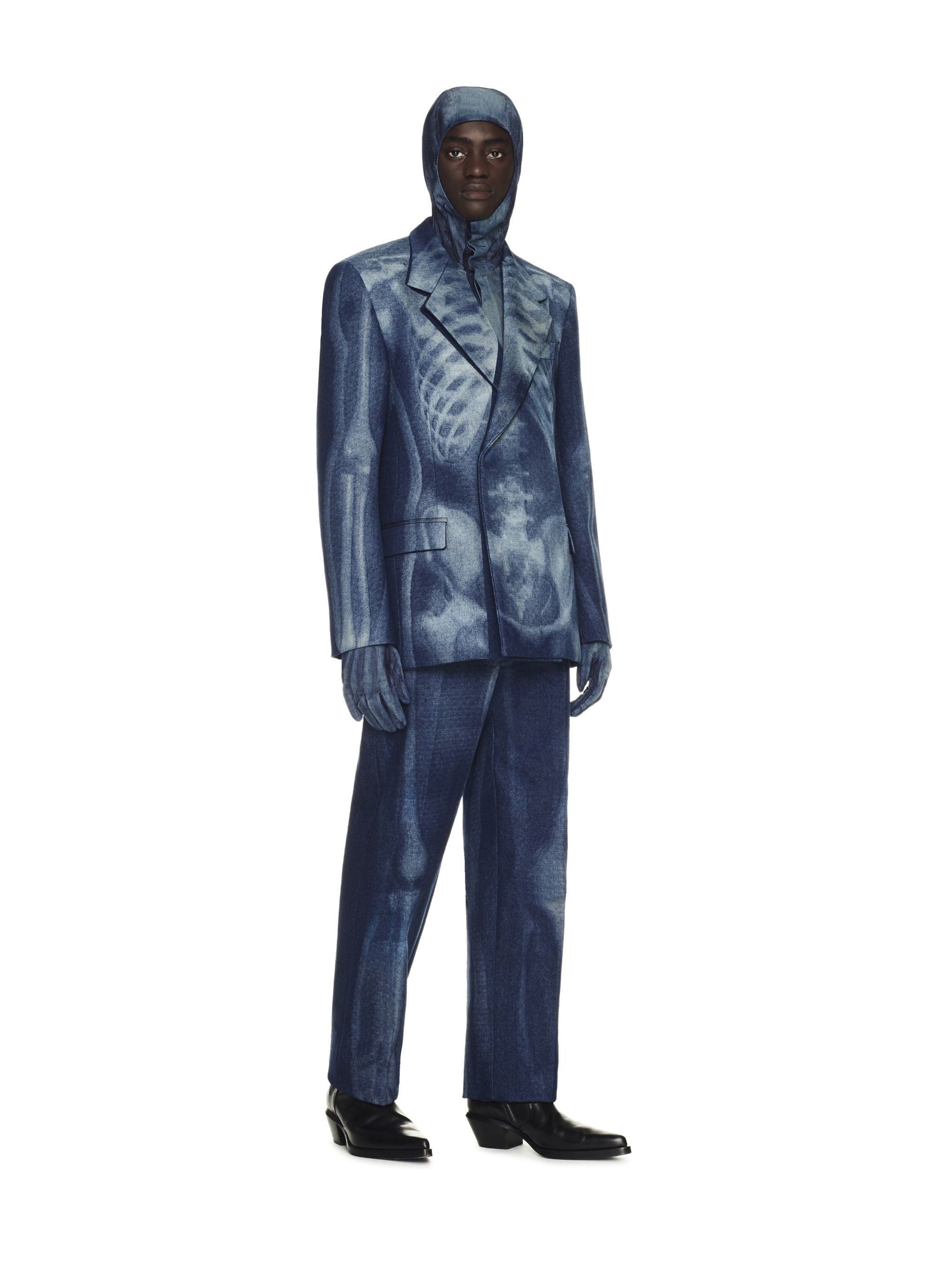 Body Scan Relax Denim Double Jacket - 2