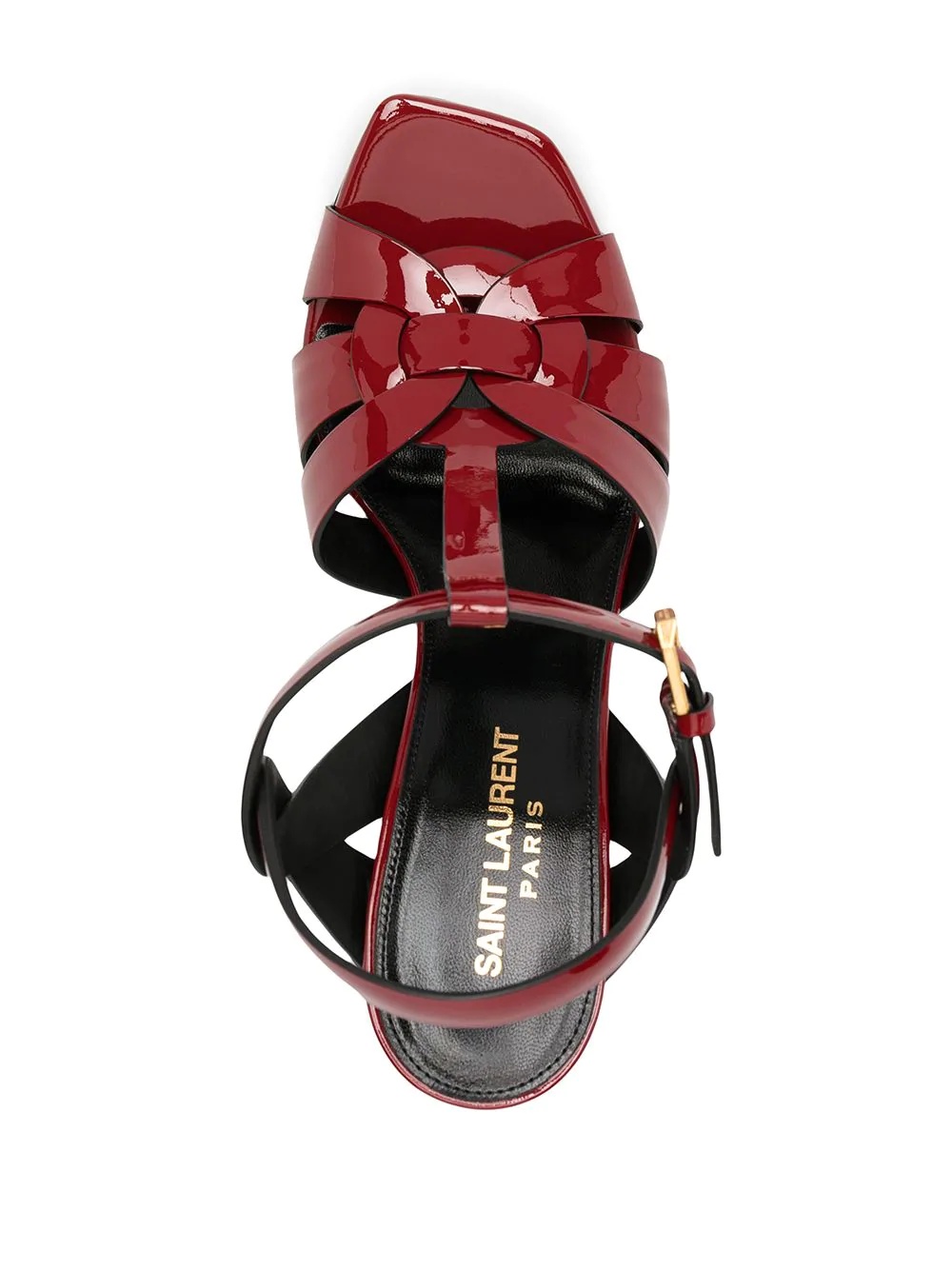 Tribute patent leather sandals - 4