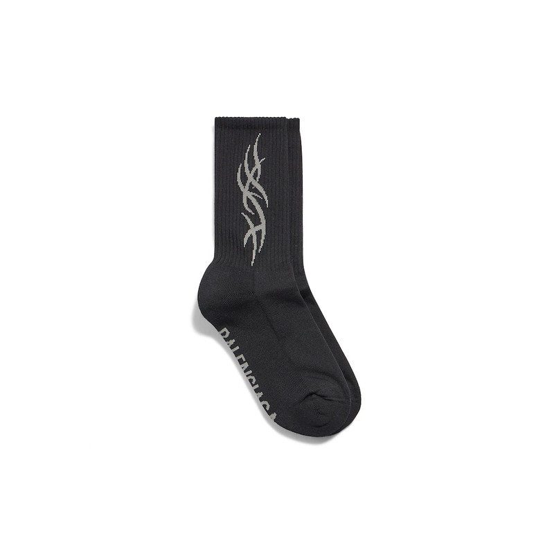 Women's Tacky Socks in Black/grey 1