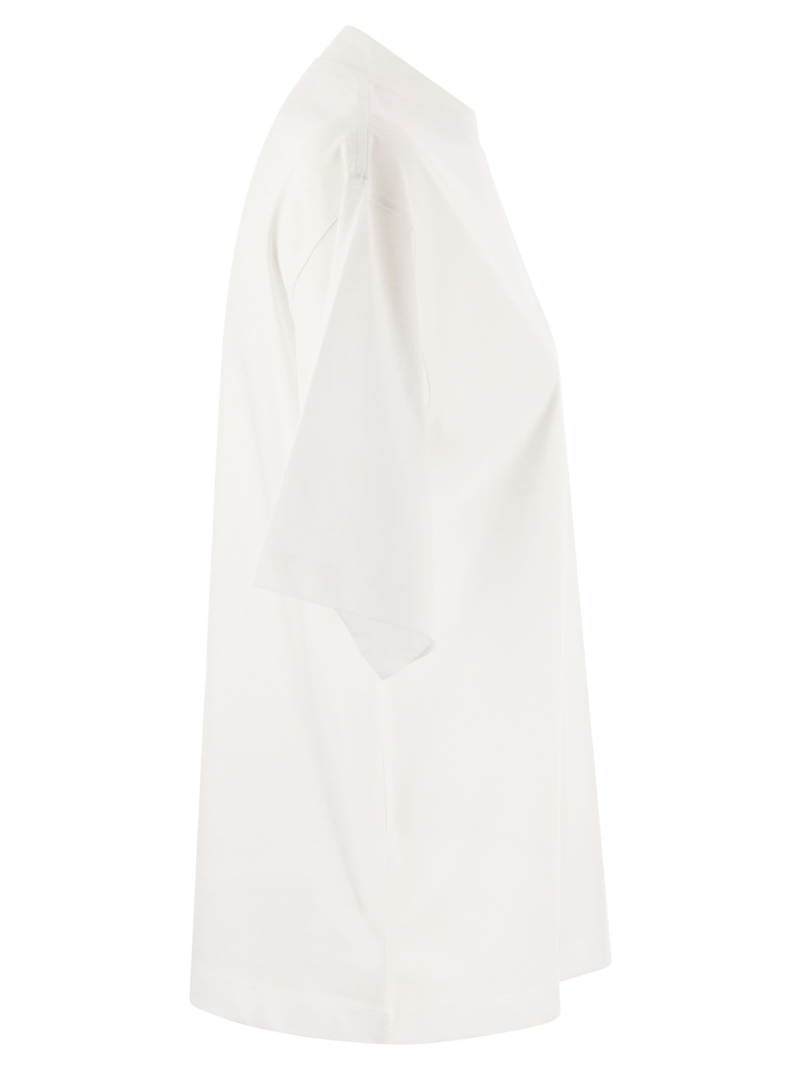 Marni Women Cotton T-Shirt With Logo - 3