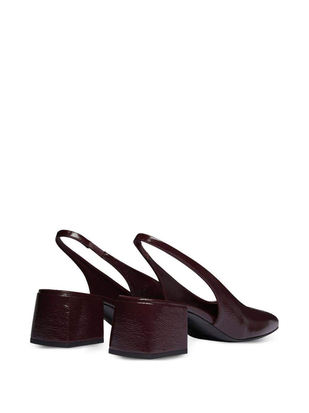 55mm slingback block-heel shoes - 3