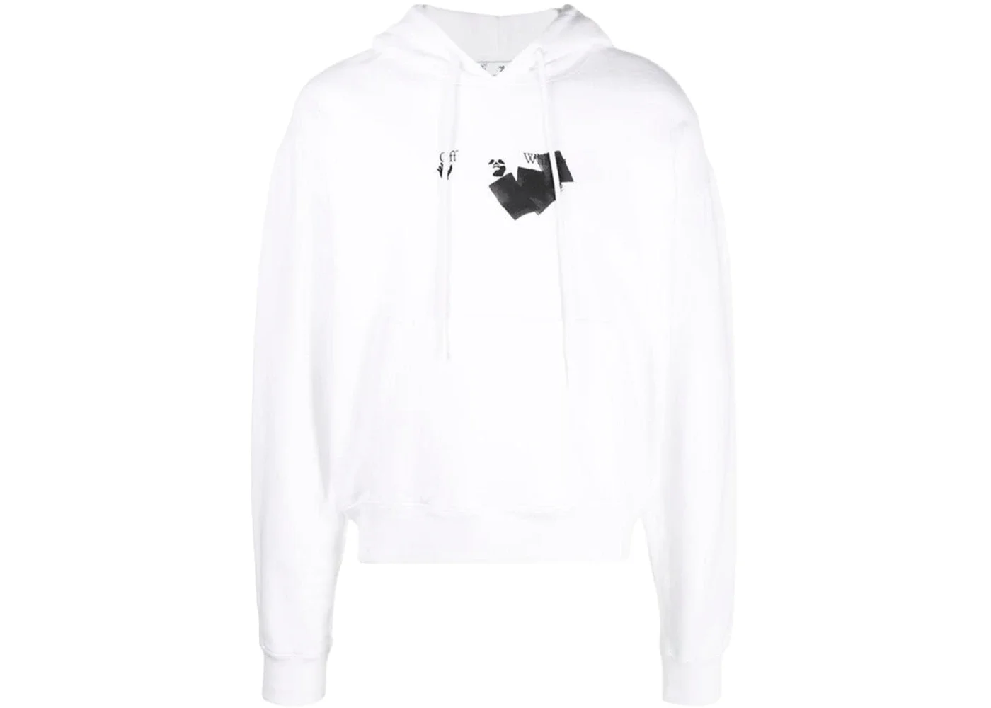 OFF-WHITE Jumbo Marker Arrows Hoodie White/Black - 1