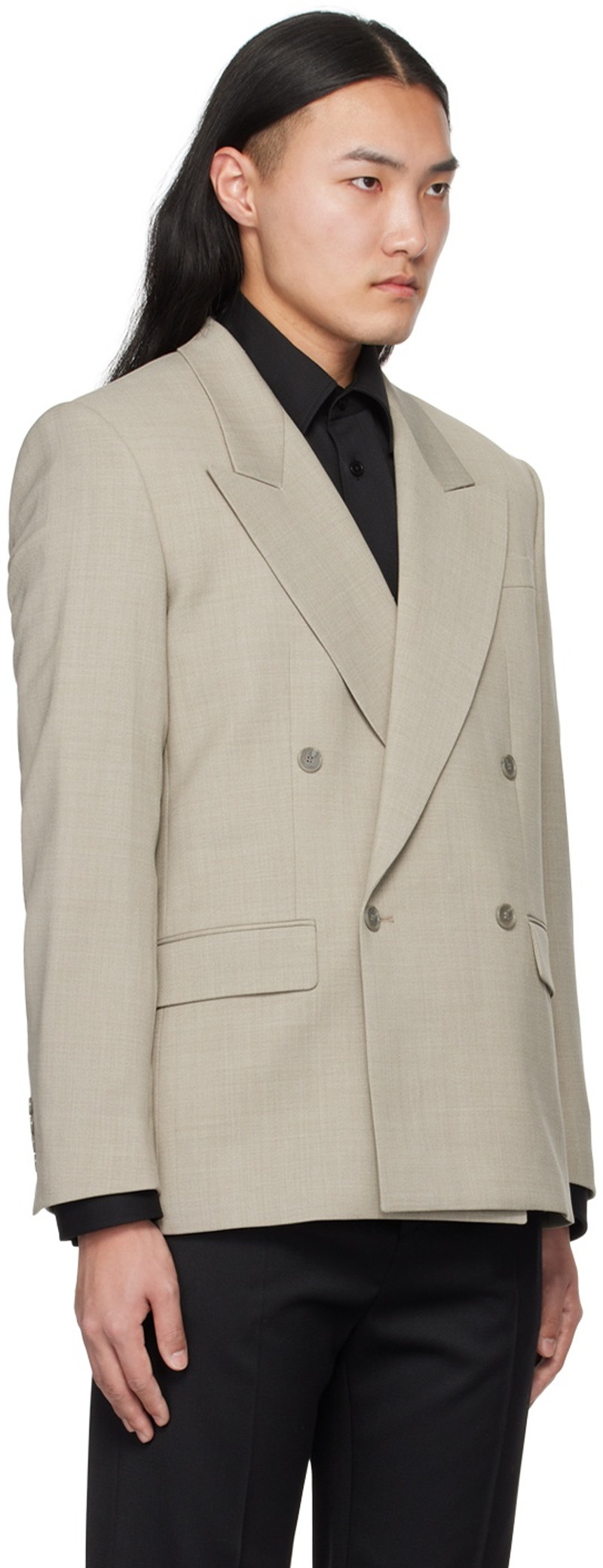 FILIPPA K Gray Boxy Blazer outlook