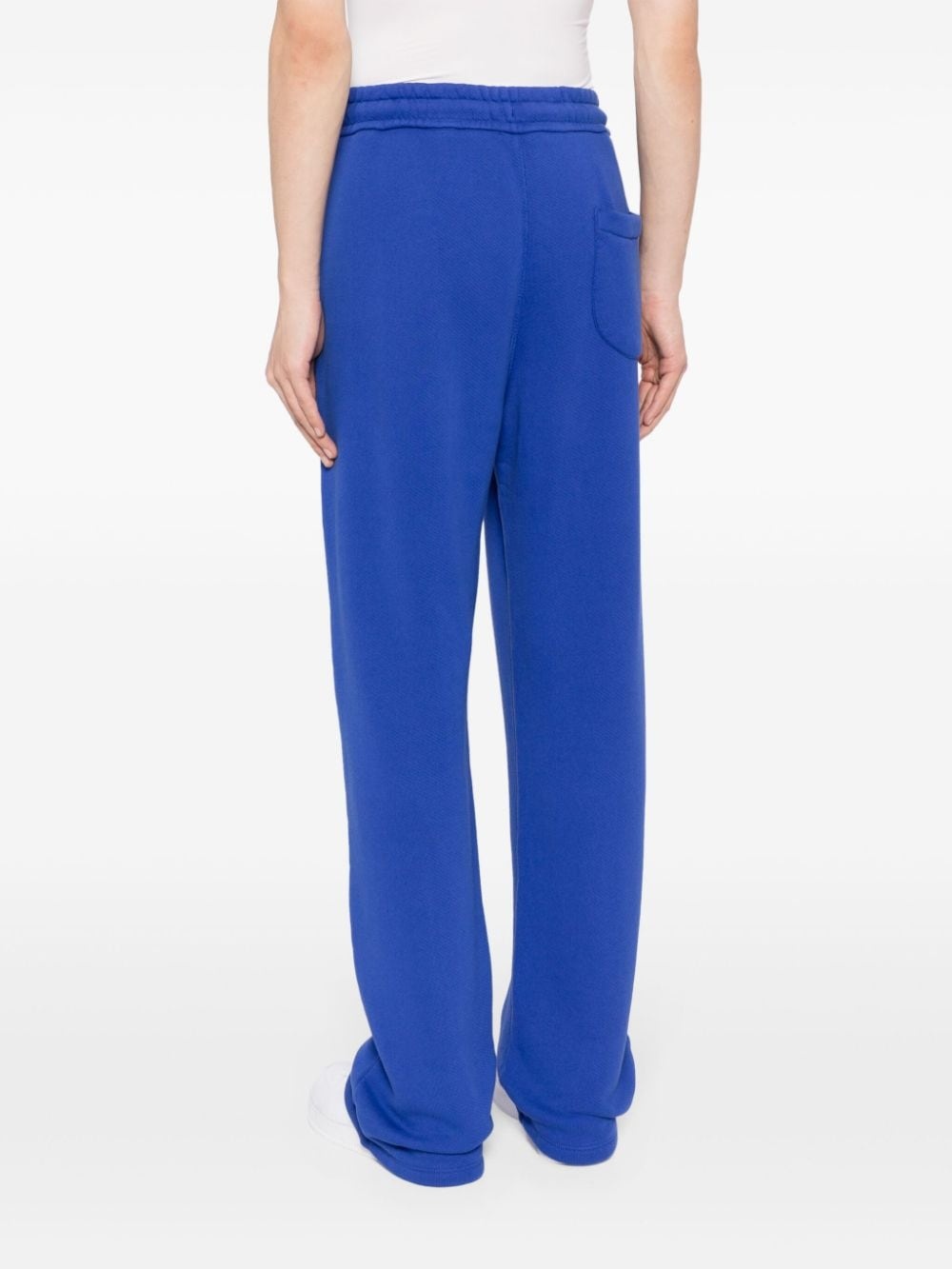 Arrows-print cotton track pants - 4