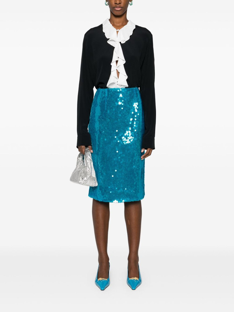 N°21 ruffled crepe blouse outlook