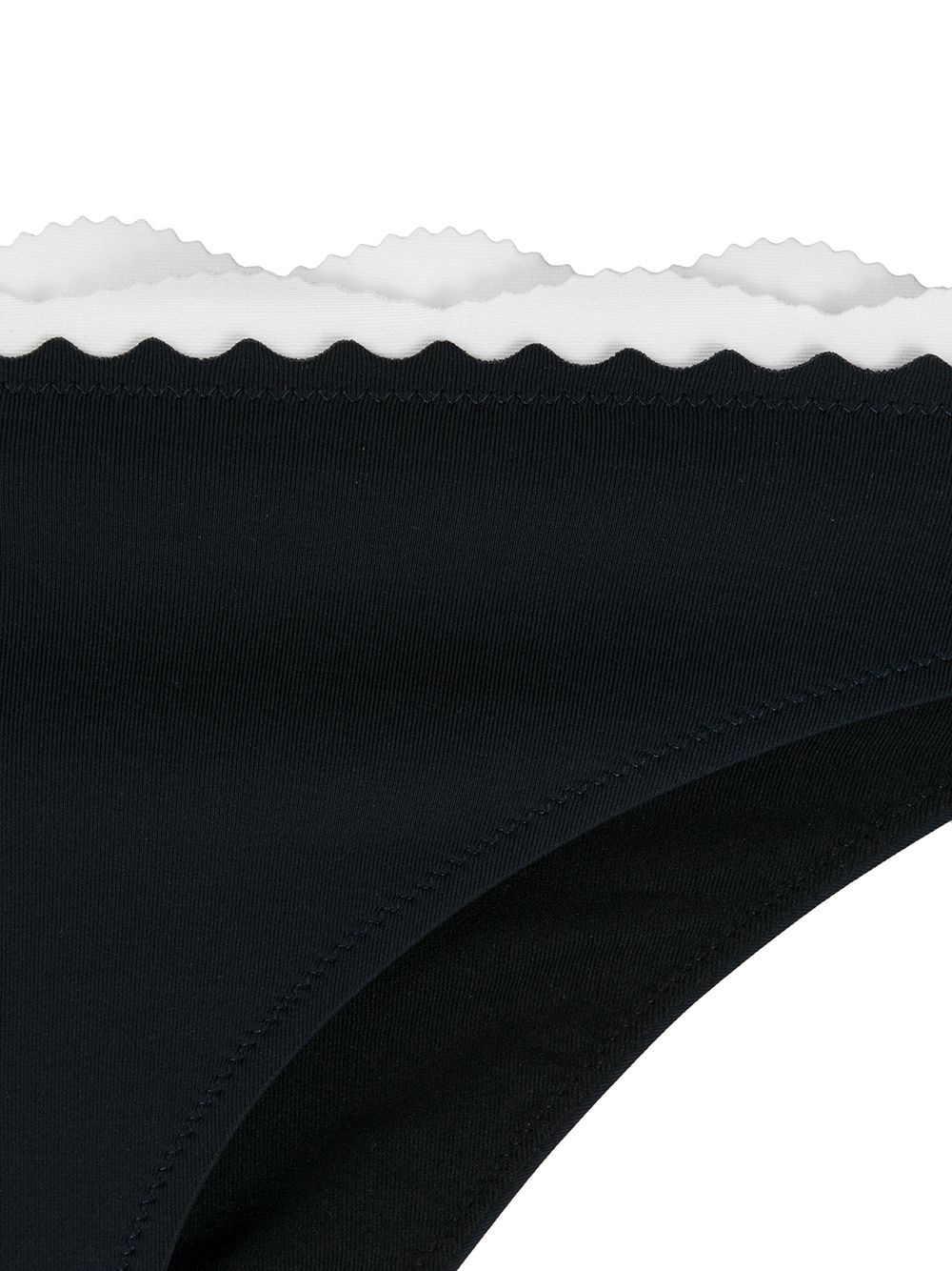 scallop-trim bikini bottoms - 3