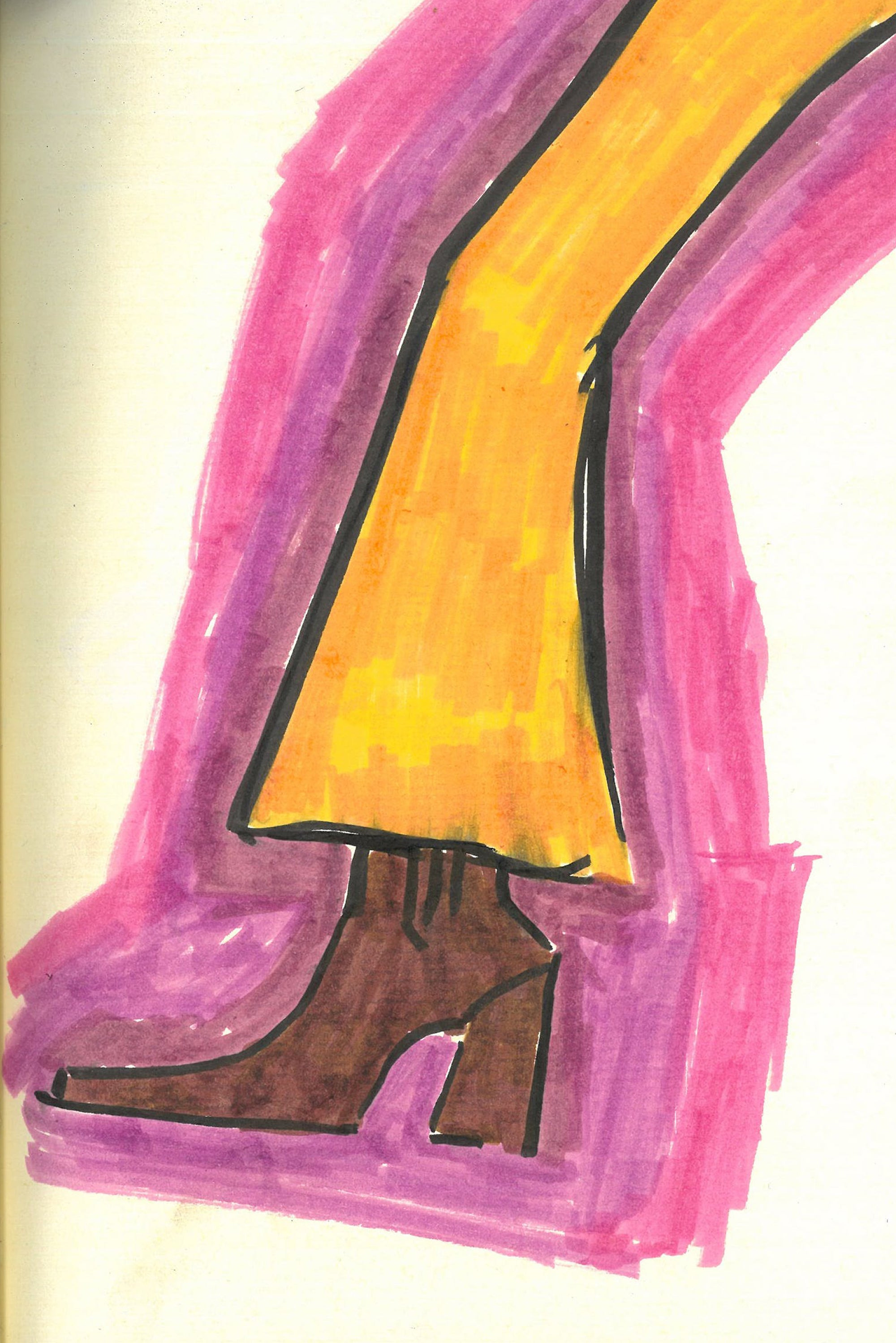 Luke High Heel Ankle Boot in Navy Suede - 6