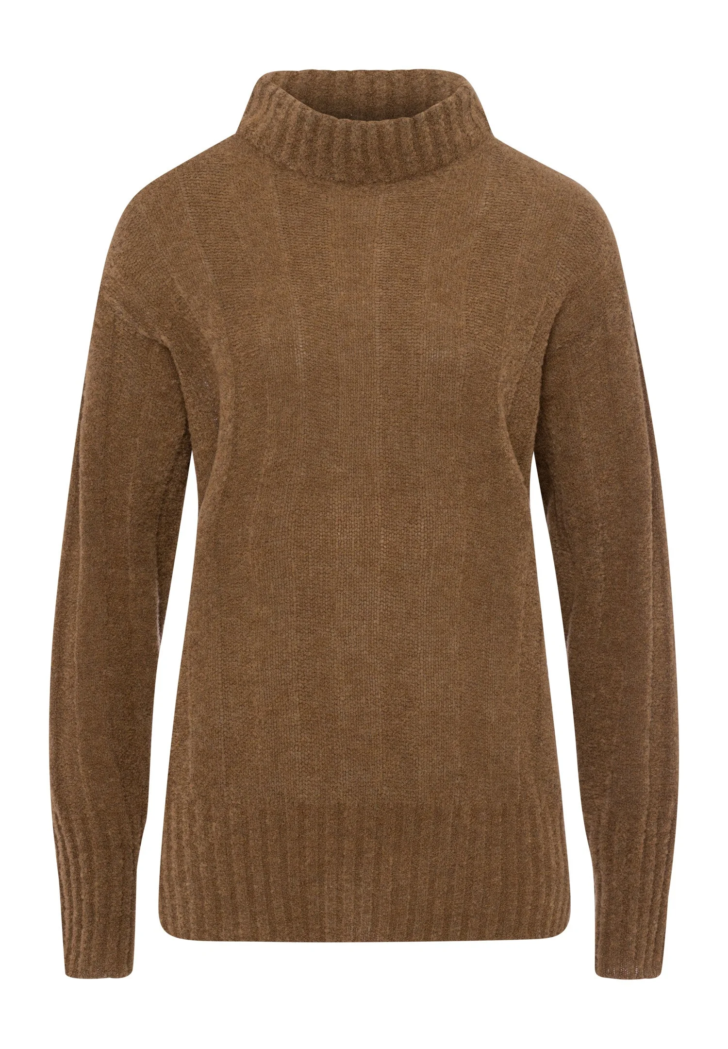 Knits Mockneck Wool Blend Pullover - 1