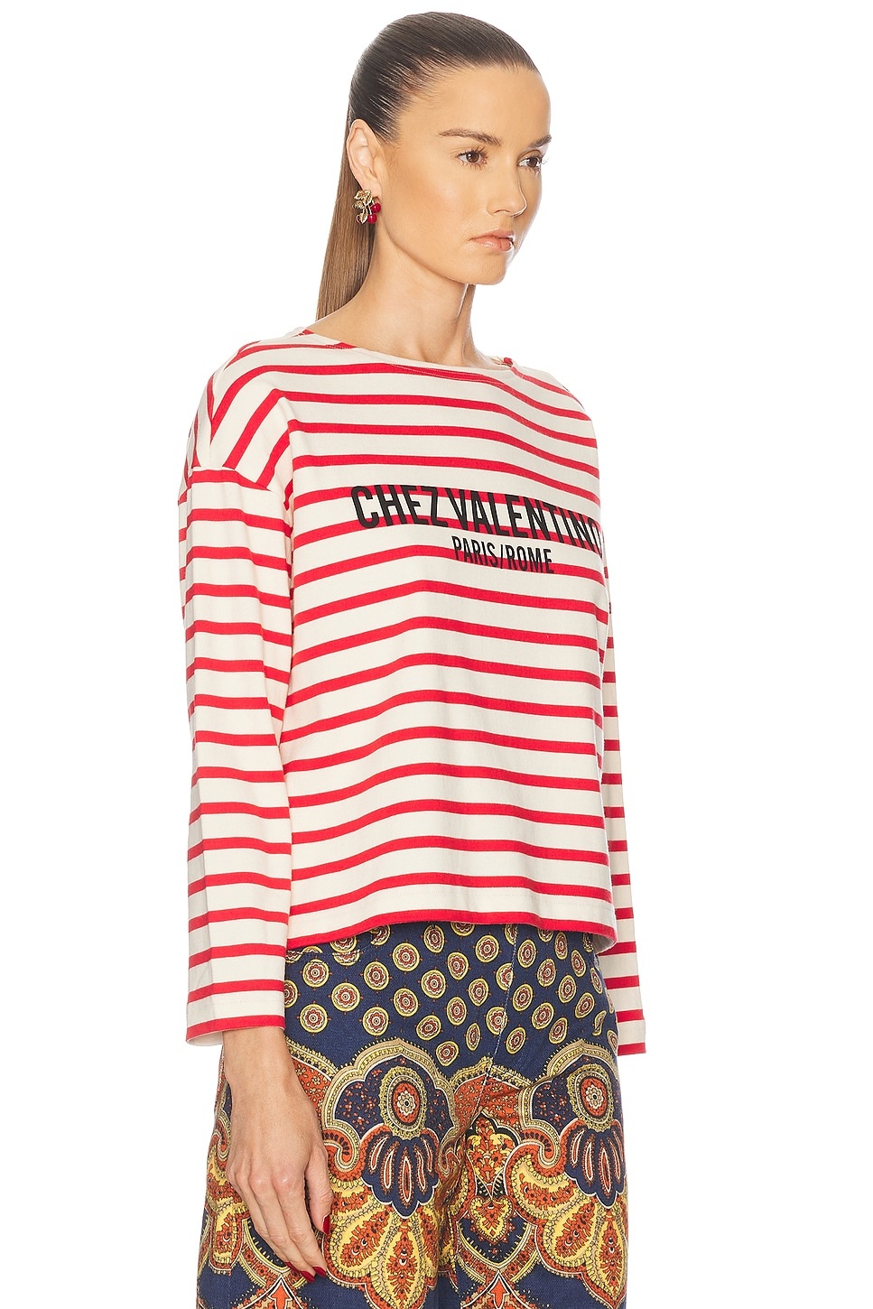Striped Cotton T Shirt - 2