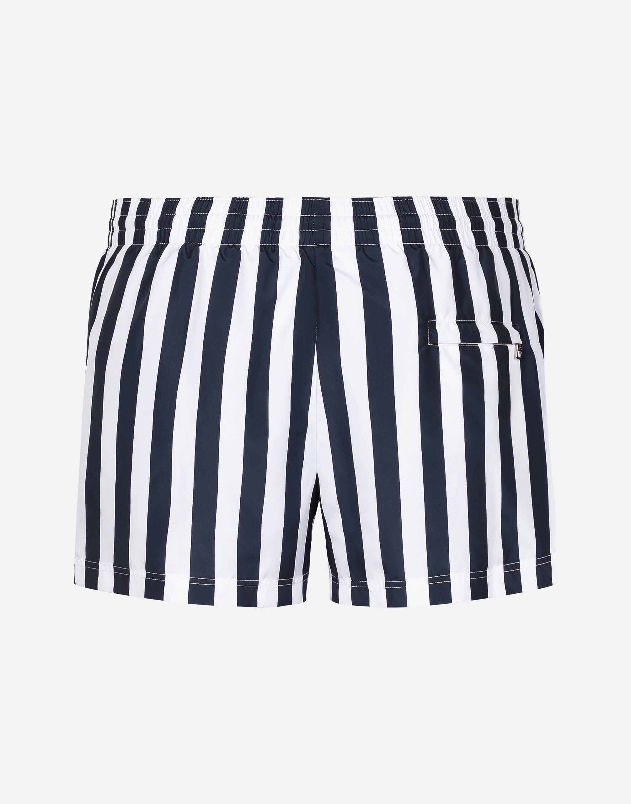Swim shorts with vertical-stripe print - 2