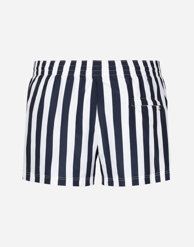 Dolce & Gabbana Swim shorts with vertical-stripe print outlook