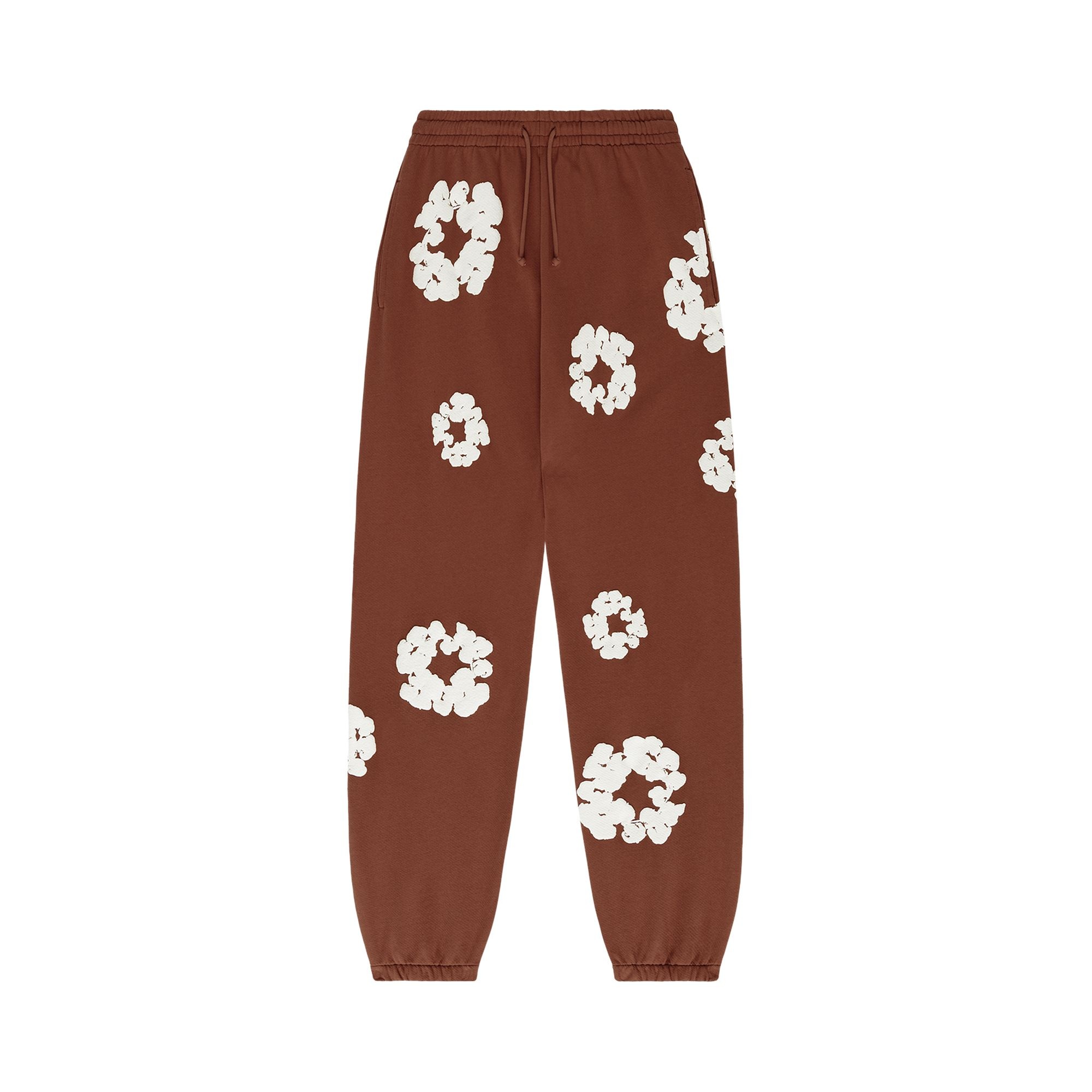 Denim Tears The Cotton Wreath Sweatpants 'Brown' - 1