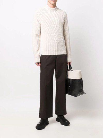 Bottega Veneta pressed-crease tailored trousers outlook