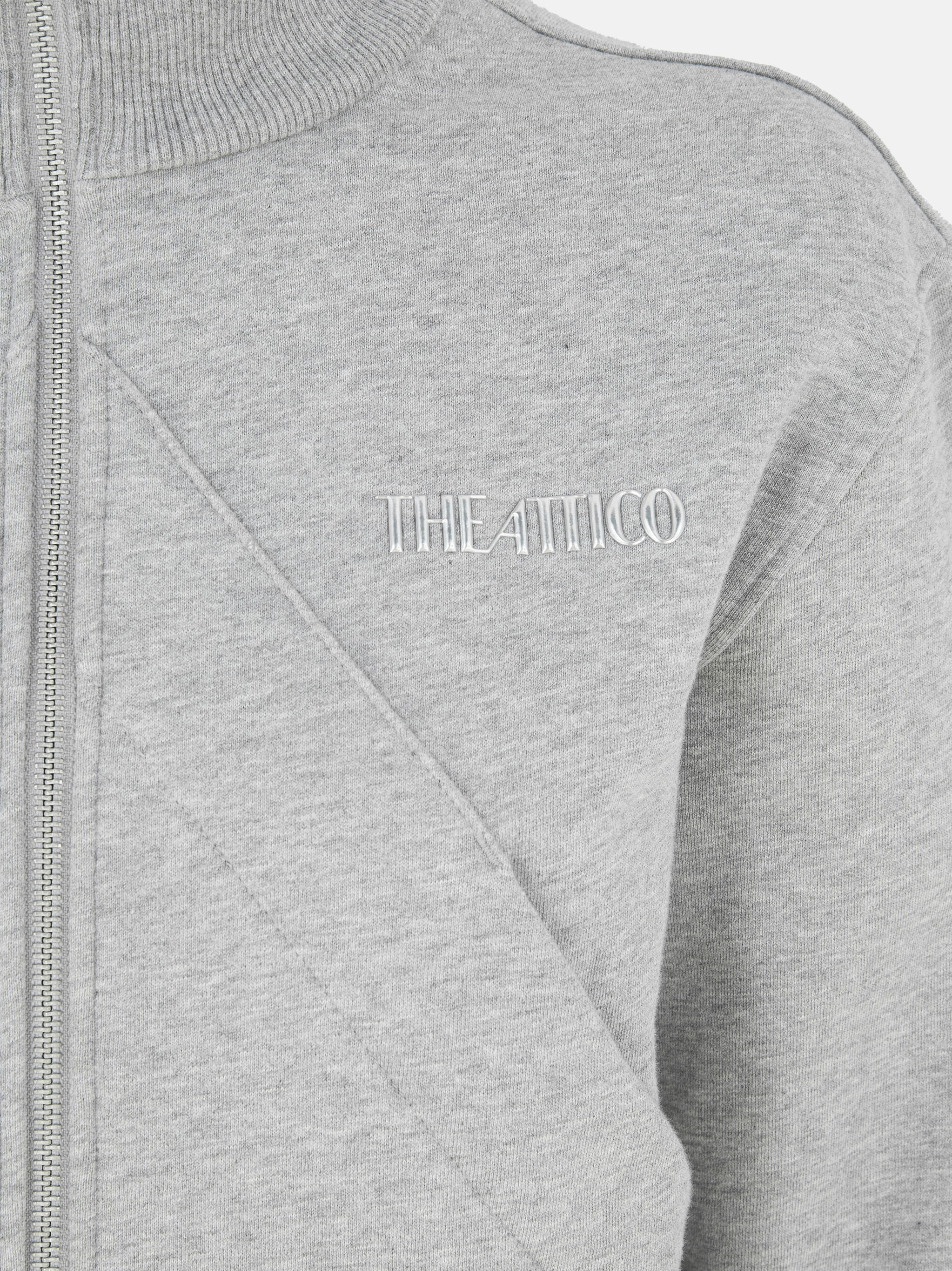 MELANGE GREY JACKET - 4