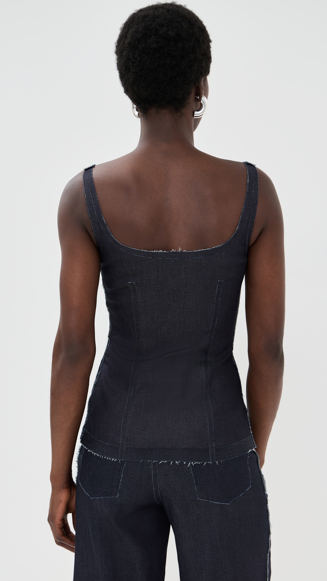 Shaped Top with Straps - 2