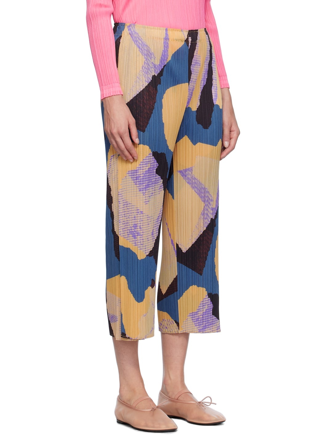 Navy & Orange Meteorite Trousers - 2